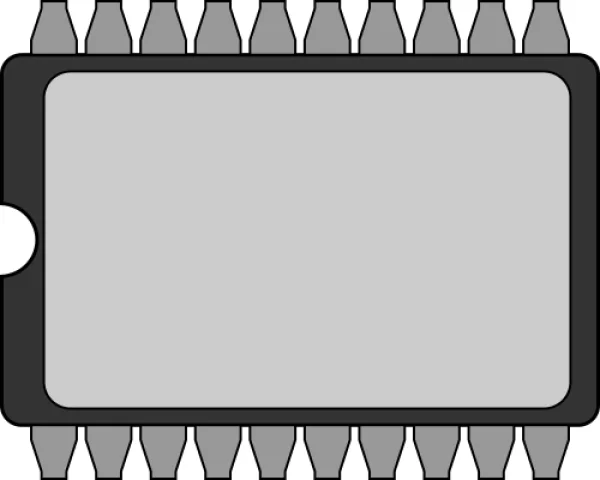 Computer Chip Icon PNG Transparent Background