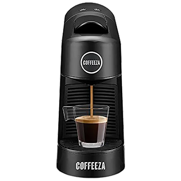 Black Coffeeza Coffee Machine PNG Transparent Background