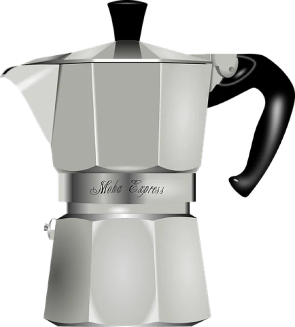 Moka Express Coffee Maker PNG Transparent Background