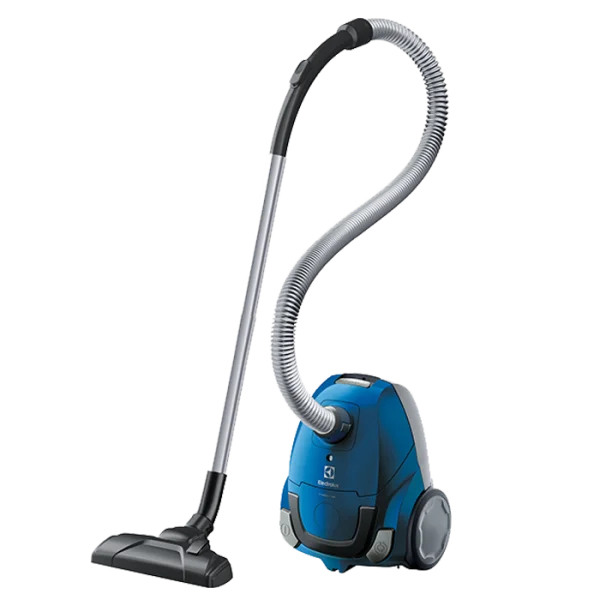 Blue Canister Vacuum Cleaner PNG Transparent Background