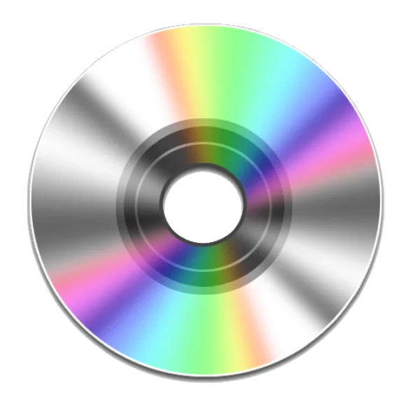 Shiny Compact Disc CD PNG Transparent Background