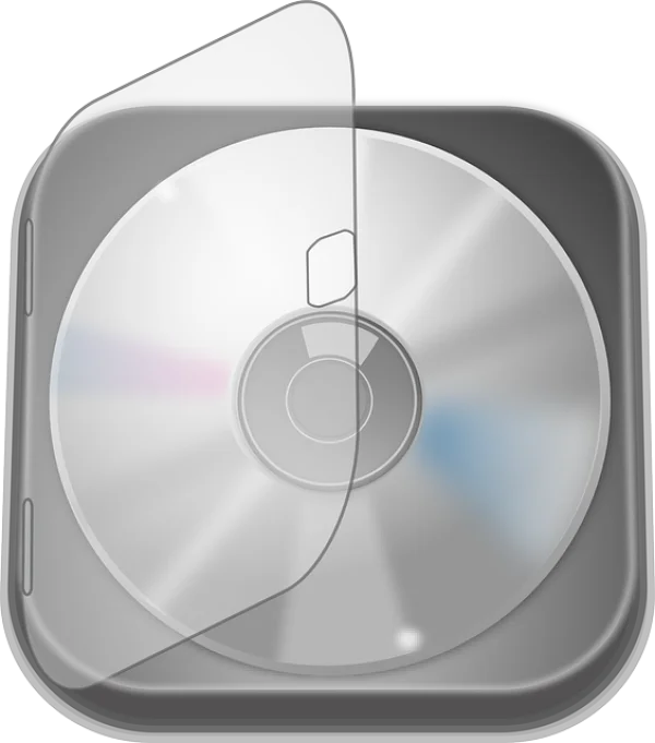 CD in Transparent Case PNG