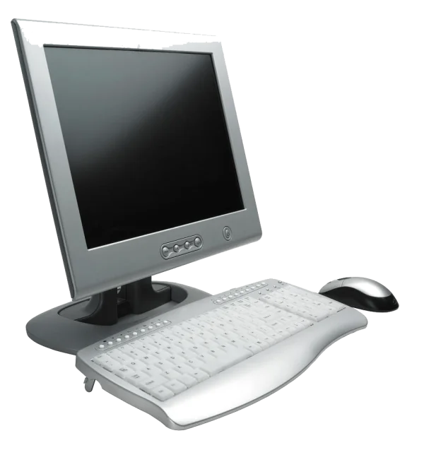 Desktop Computer Setup Transparent PNG