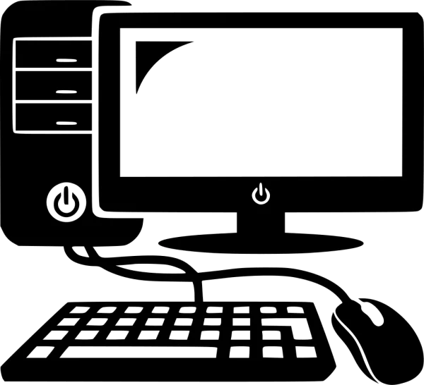 Desktop Computer Setup Icon