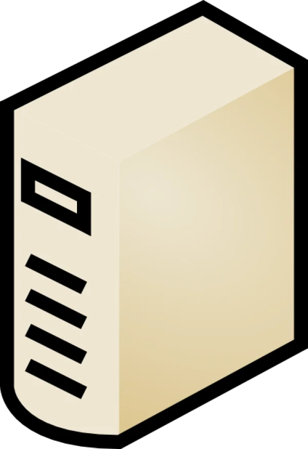 Computer Tower Icon Transparent PNG