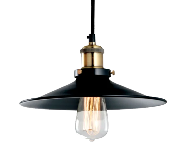 Vintage Industrial Pendant Lamp PNG