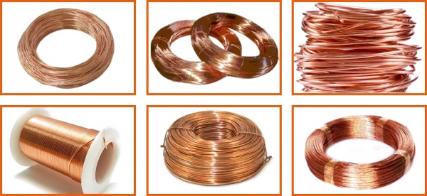 Copper Wire Assortment PNG Transparent Background