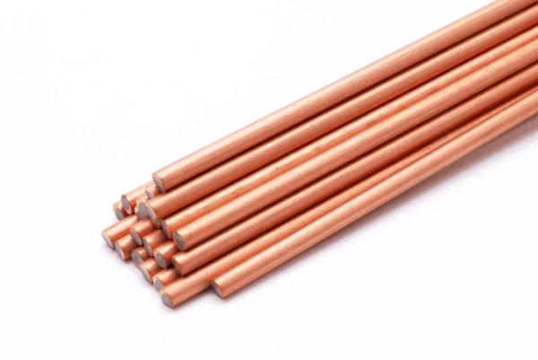 Stack of Copper Rods PNG Transparent Background