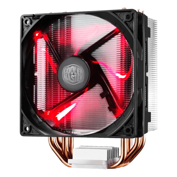 Cooler Master CPU Cooler Red LED Fan PNG Transparent
