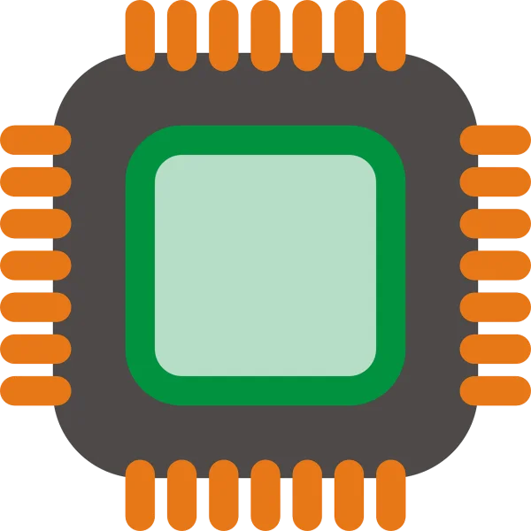 Microchip Icon PNG Transparent Background