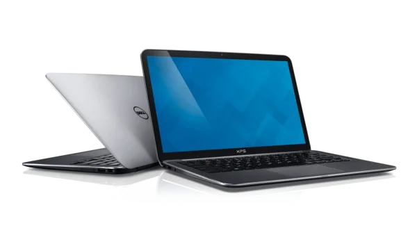 Two Dell XPS Laptops PNG Transparent Background