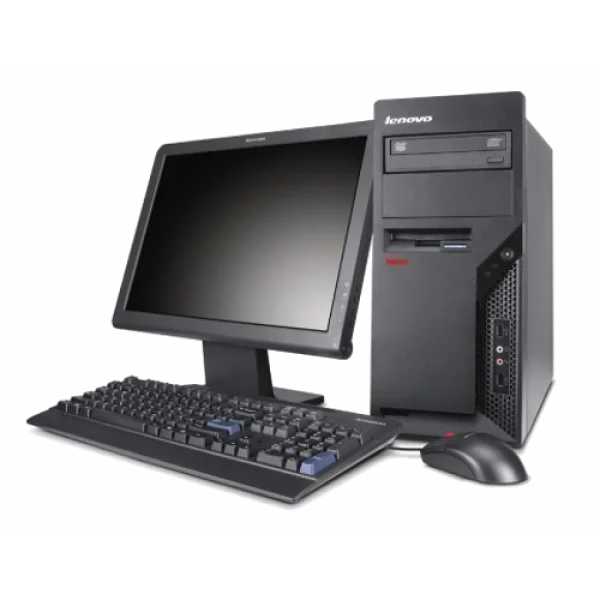 Full Desktop Computer Setup PNG