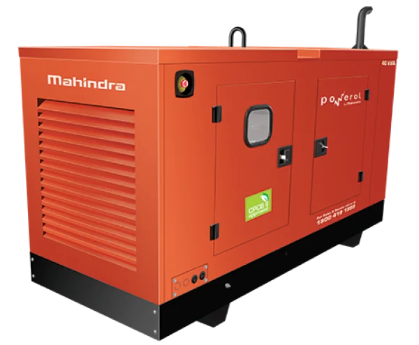 Mahindra Powerol Generator PNG Transparent Background