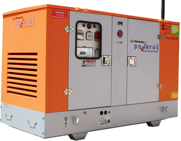 Mahindra Powerol Generator PNG Transparent Background