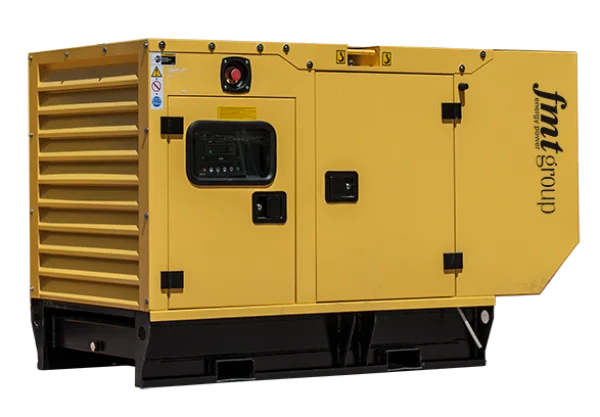 Yellow Industrial Power Generator PNG Transparent Background