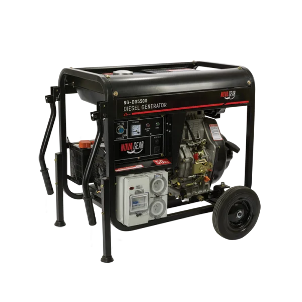 Nova Gear NG-DG5500 Diesel Generator PNG Transparent Background