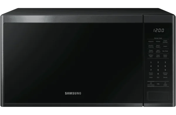 Black Samsung Microwave Oven PNG Transparent Background