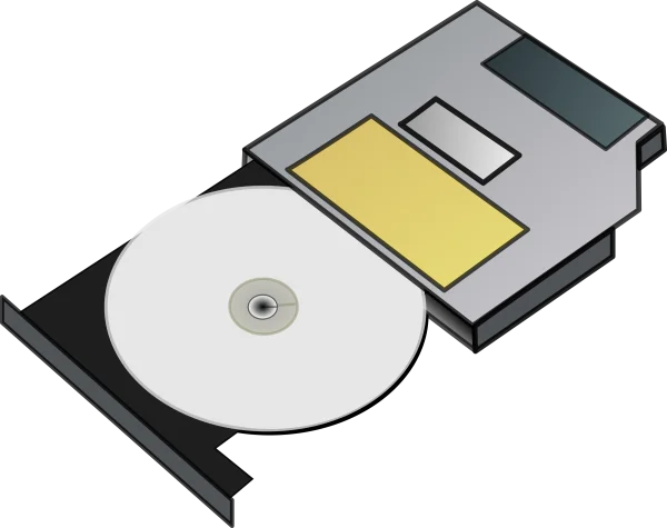 CD-ROM Drive with Disc PNG Transparent Background