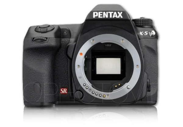 Pentax K-5 DSLR Camera PNG Transparent Background