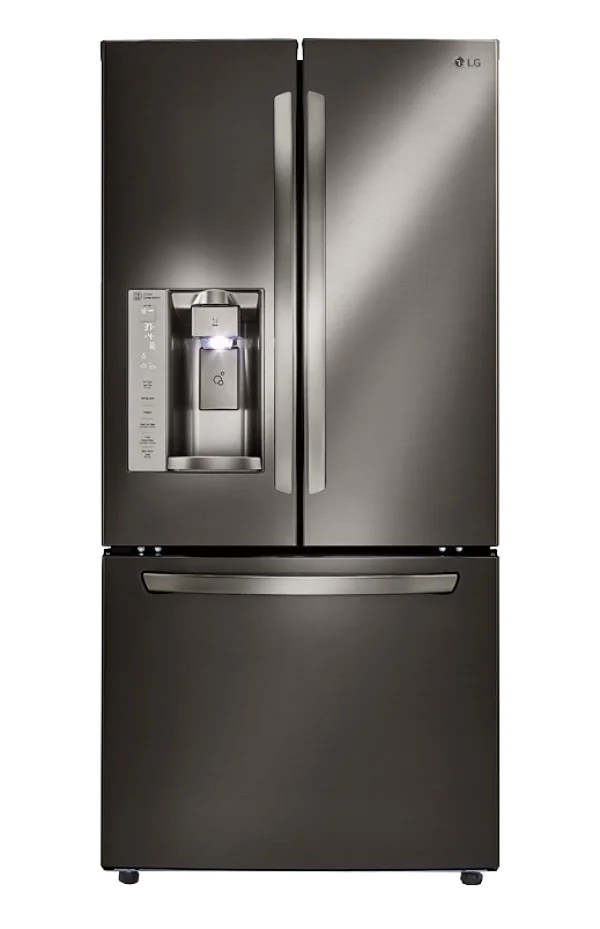 LG French Door Refrigerator PNG Transparent Background