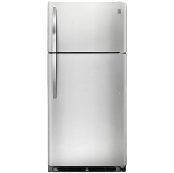 Stainless Steel Refrigerator PNG Transparent Background