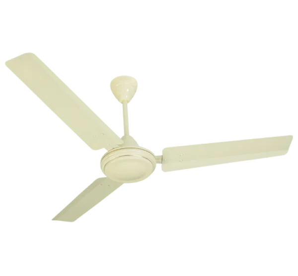 Cream Ceiling Fan PNG Transparent Background