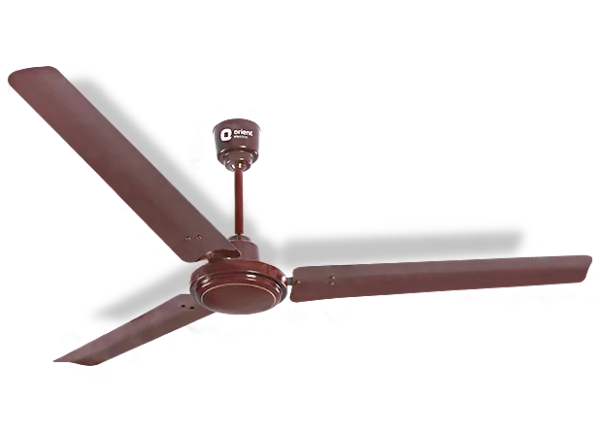 Brown Orient Ceiling Fan PNG Transparent Background