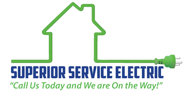 Superior Service Electric Logo with House and Plug