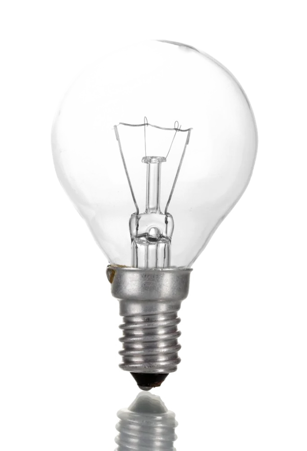 Clear Incandescent Light Bulb PNG