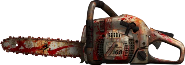 Bloody Chainsaw PNG Transparent Background