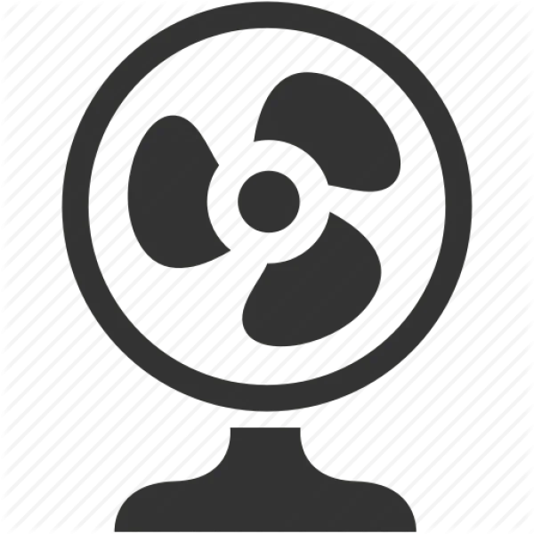 Desk Fan Icon Transparent PNG