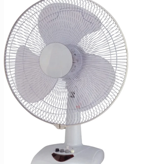 White Desk Fan PNG Transparent Background