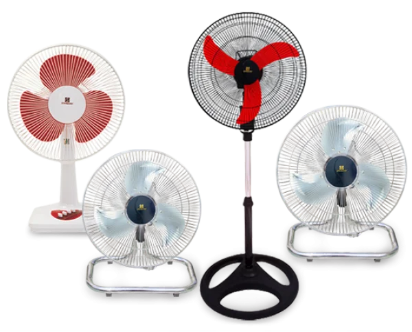 Various Household Electric Fans PNG Transparent Background