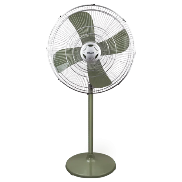 Olive Green Pedestal Fan PNG Transparent Background