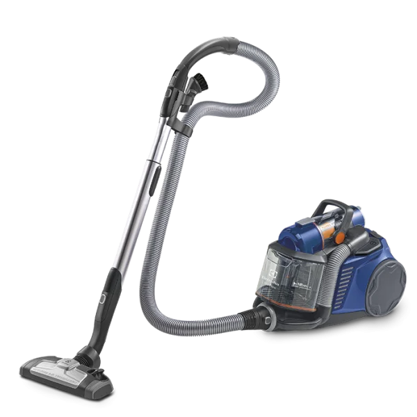 Blue Canister Vacuum Cleaner PNG Transparent Background