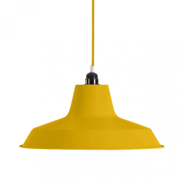 Modern Yellow Pendant Lamp PNG Transparent Background