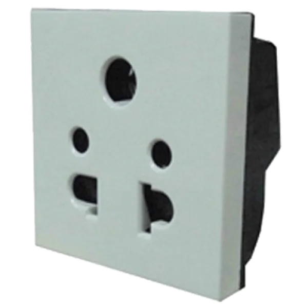 White Electrical Power Socket PNG Transparent Background