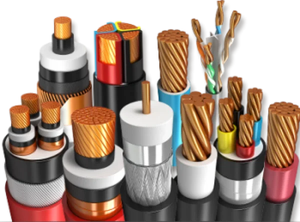 Electrical Wires and Cables Transparent Background