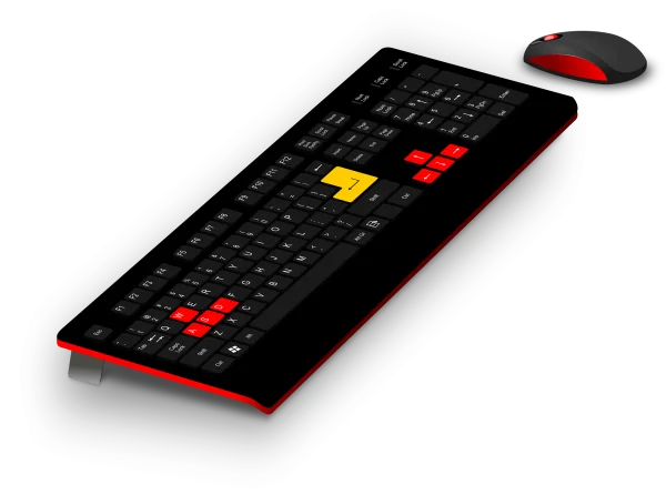 Gaming Keyboard and Mouse Transparent PNG