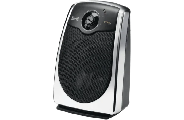 DeLonghi Steel Elite Fan Heater PNG Transparent