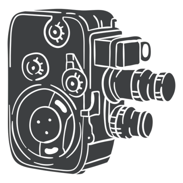 Vintage Film Camera PNG Transparent Background