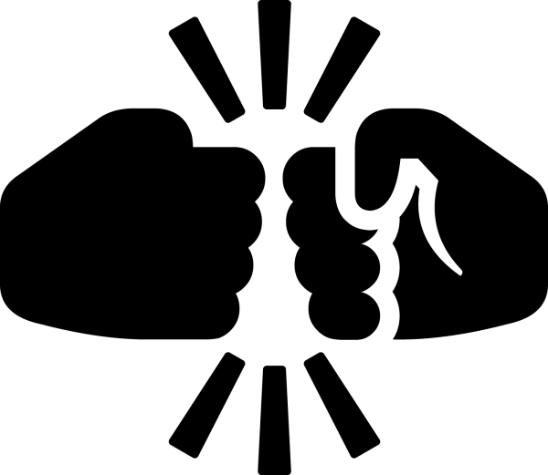 Fist Bump Icon PNG Transparent Background