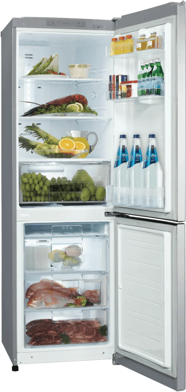 Open Refrigerator Full of Food PNG Transparent Background