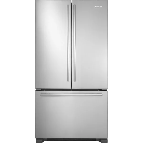 Stainless Steel French Door Refrigerator PNG Transparent