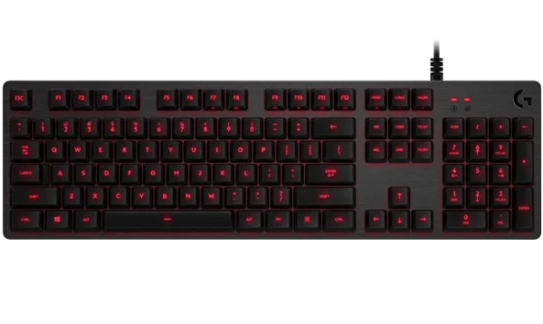 Gaming Keyboard Red Backlight PNG Transparent