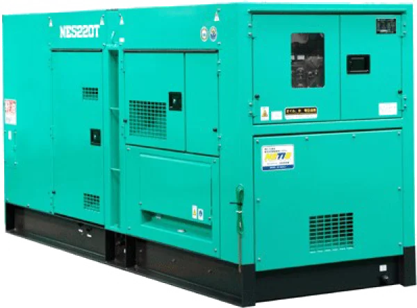 Industrial Green Power Generator PNG Transparent Background
