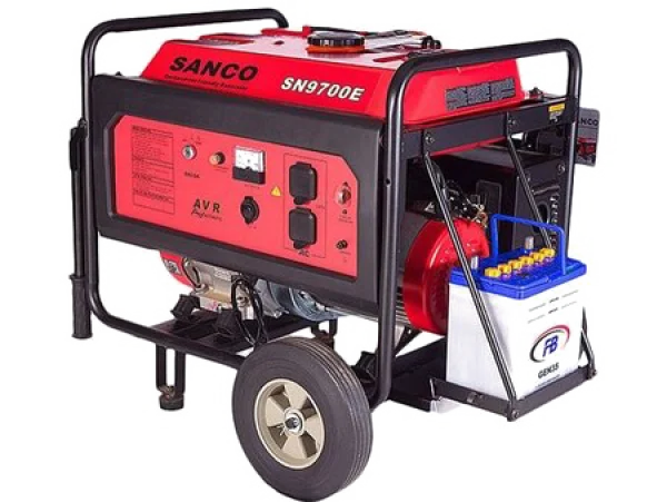 Red Portable Power Generator PNG Transparent