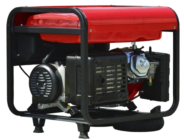 Red Portable Generator PNG Transparent Background