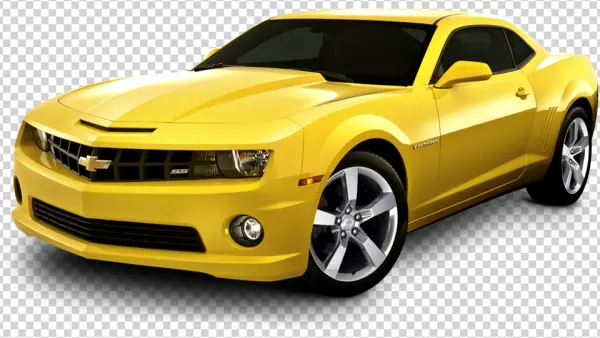Yellow Chevrolet Camaro PNG Transparent
