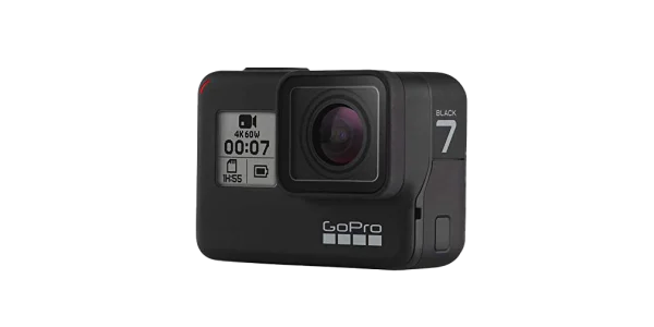 GoPro Hero 7 Black Action Camera PNG Transparent Background